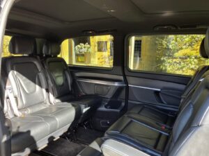 Inside Mercedes Van